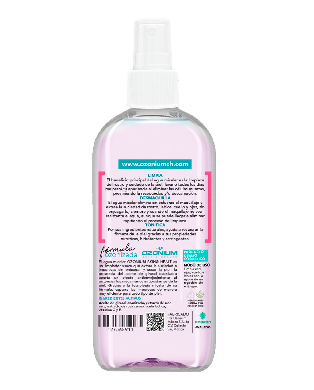 Agua Micelar Ozonizada OZONIUM - detalle del producto