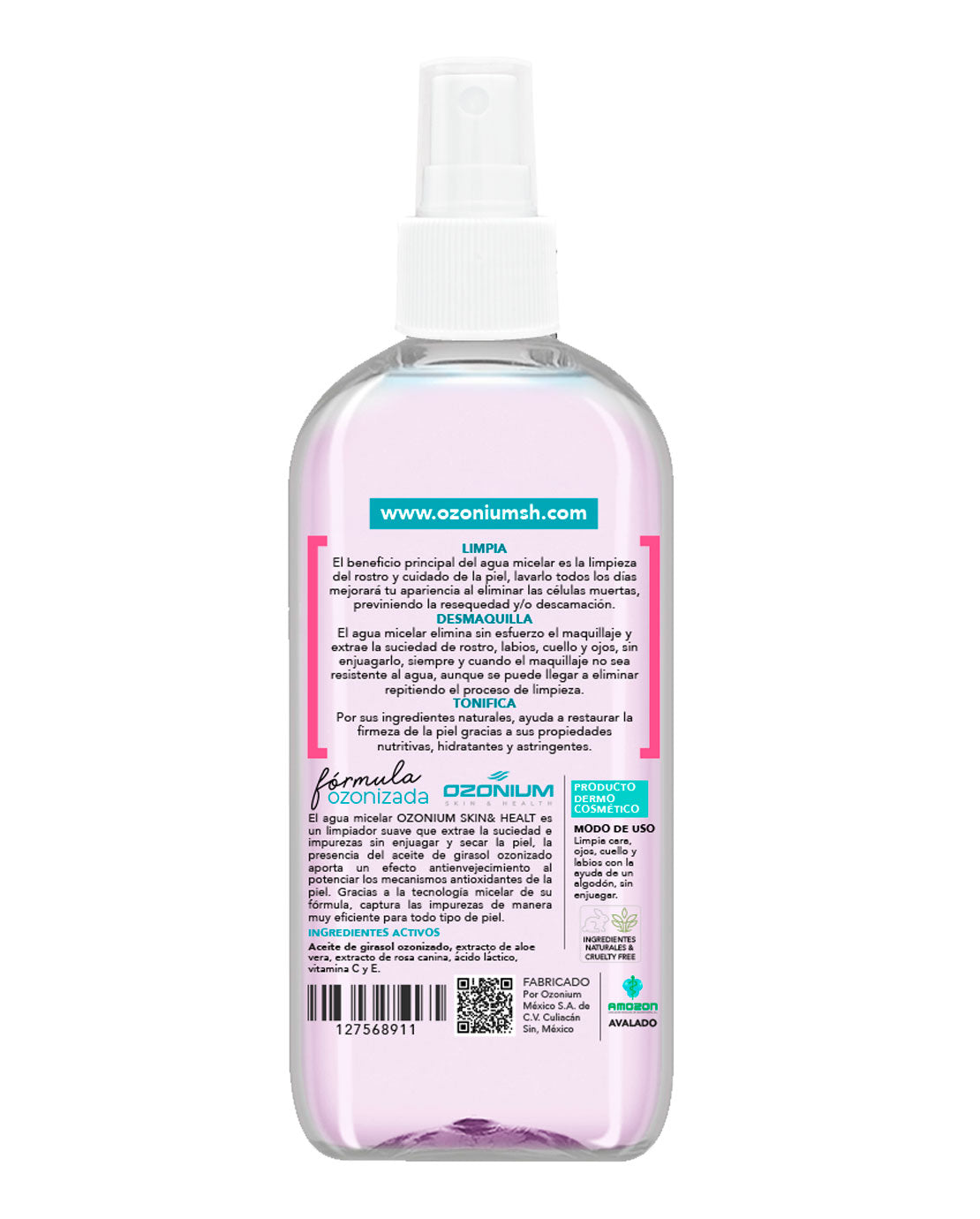 Agua Micelar Ozonizada OZONIUM - detalle del producto