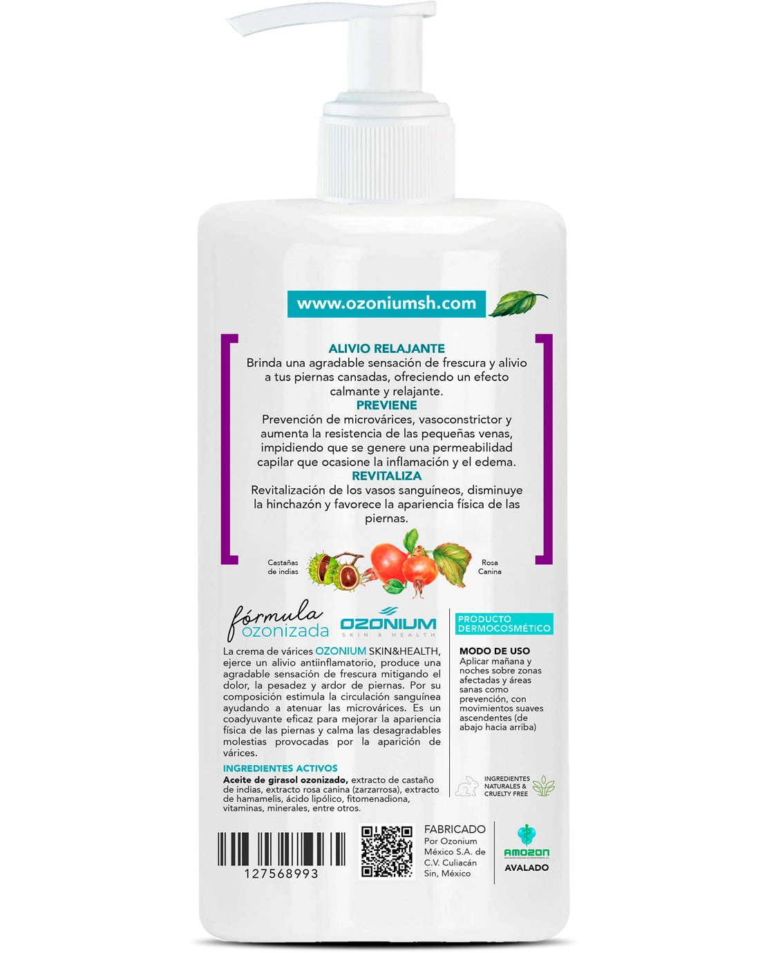 Crema para Várices Ozonizada OZONIUM - detalle del producto
