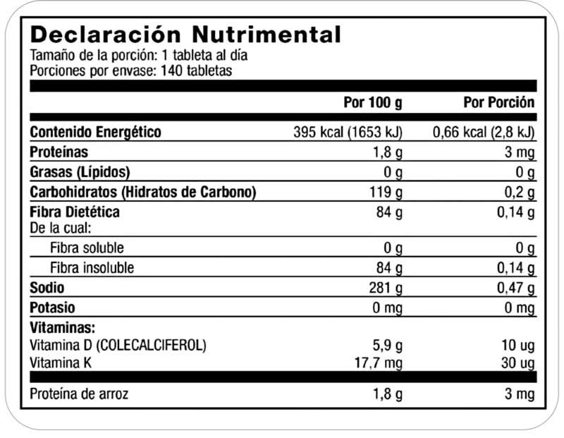 USANA VTD+ - etiqueta